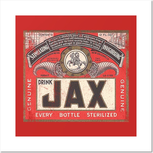 Jax Beer - Vintage Style Wall Art by G! Zone